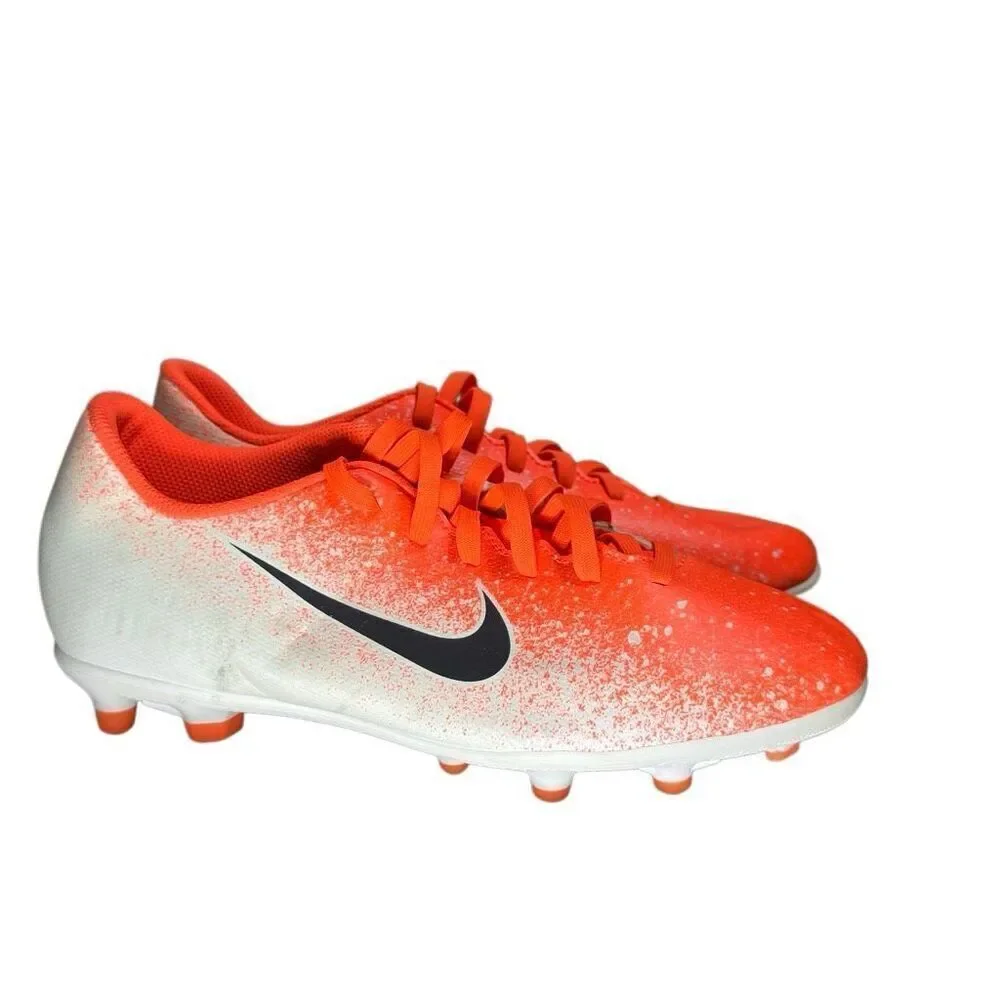 Men's Nike Vapor Mercurial12 Club FG/MG Soccer Cleats Size 5.5 Y Hyper Crimson O